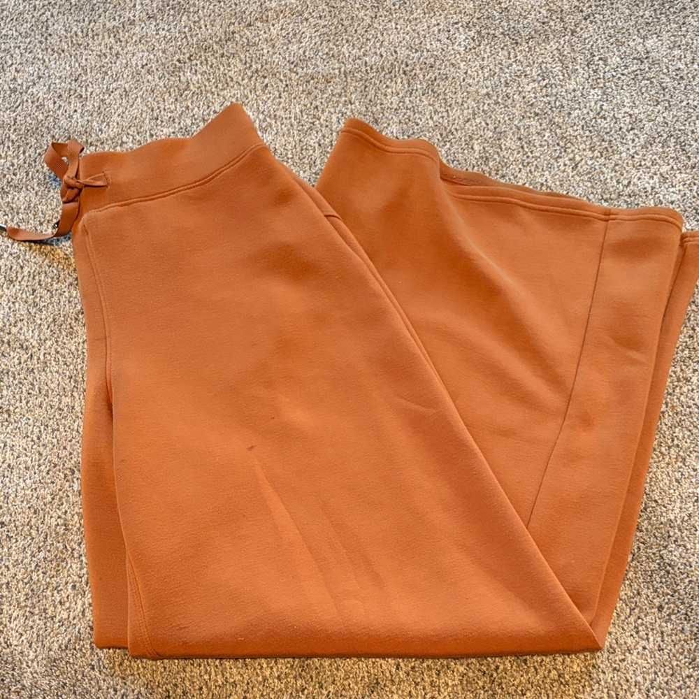 Spanx Rust Orange Wide-Leg Pants